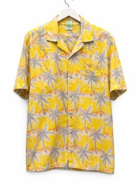 🌴 Vintage VTG Tropicana Button Front Shirt – Men’s Medium M 🌴